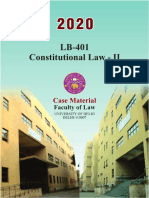 LB-401 Constitutional Law II Full material January 2019 - OK