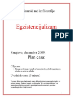 EGZISTENCIJALIZAM - Seminarski