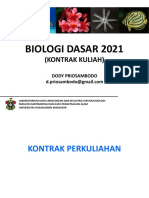 Kontrak Kuliah Biologi Dasar 2021