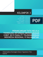 TI Governance COBIT 2019 PT Telkom Regional VI Kalimantan