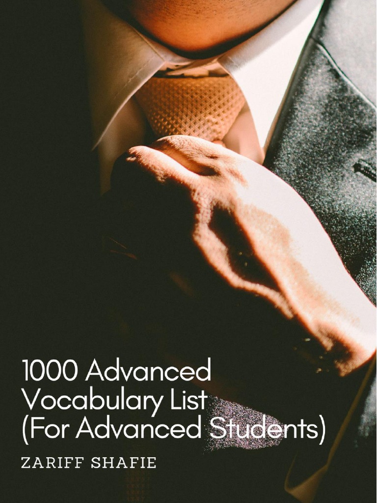 1000 Advanced English Vocabulary List | PDF | Art