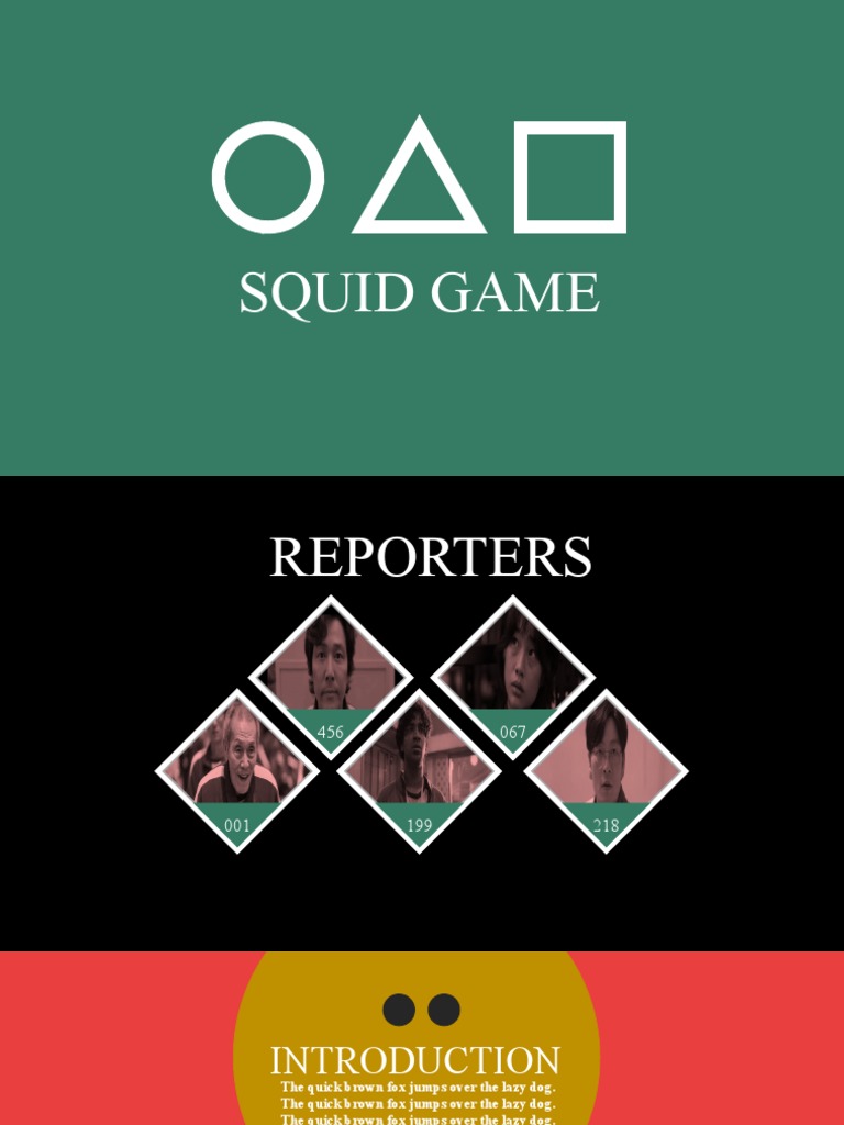 FREE) Squid Game Inspired PPT Template by Gemo Edits | PDF | Computing |  Software