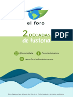 Foro Regional en Defensa del Rio de La Plata, la salud y el Medio Ambiente