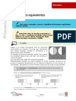 Fracciones Equivalentes: Matemáticas