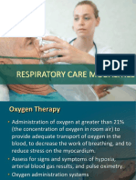 Respiratory Care Modalities