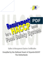 DUTCH-Option A Requirements For An HACCP