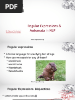 Basic Text Processing: Regular Expressions & Automata in NLP