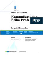 Modul Komunikasi Dan Etika Profesi (TM1)