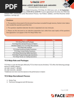 Face Prep TCS-Ninja Slot Analysis 12th Sep 2021 Slot 1