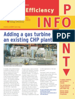 Adding a Gas Turbine to an existing CHP plant