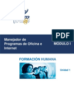 Formación Humana Módulo I