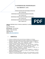 Carreras y asignaturas en el Instituto Superior del Profesorado San Benito