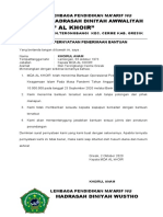 Surat Pernyataan Penerimaan Bantuan Covid MD - Alkhoir 2020