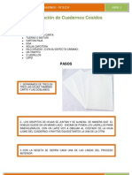 Pasos para Hacer Cuadernos Cosidos