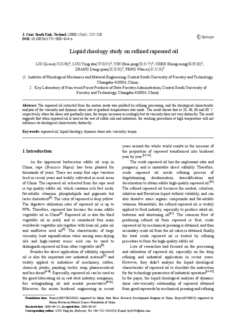 Rapeseed intelligence overview