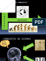 LINGUISTIC AS SCIENCE