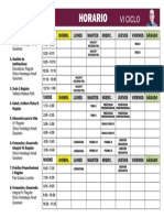 Horario Upeu Vi Ciclo