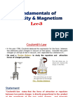 Electricity & Magnetism (Lec-3..)