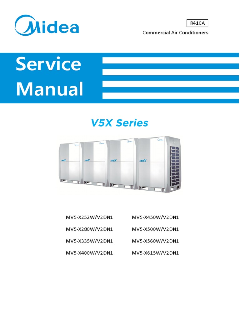 Midea V5X VRF Service Manual | PDF | Electromechanical Engineering | Tools