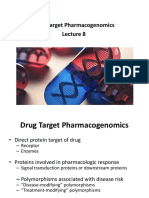 Drug Target Pharmacogenomics Lecture: Transporters and Response