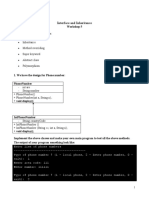 Workshop 5 in This Workshop, You'll Learn:: Interface and Inheritance