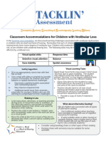 Classroom Accommodations For Children With Vestibular Loss