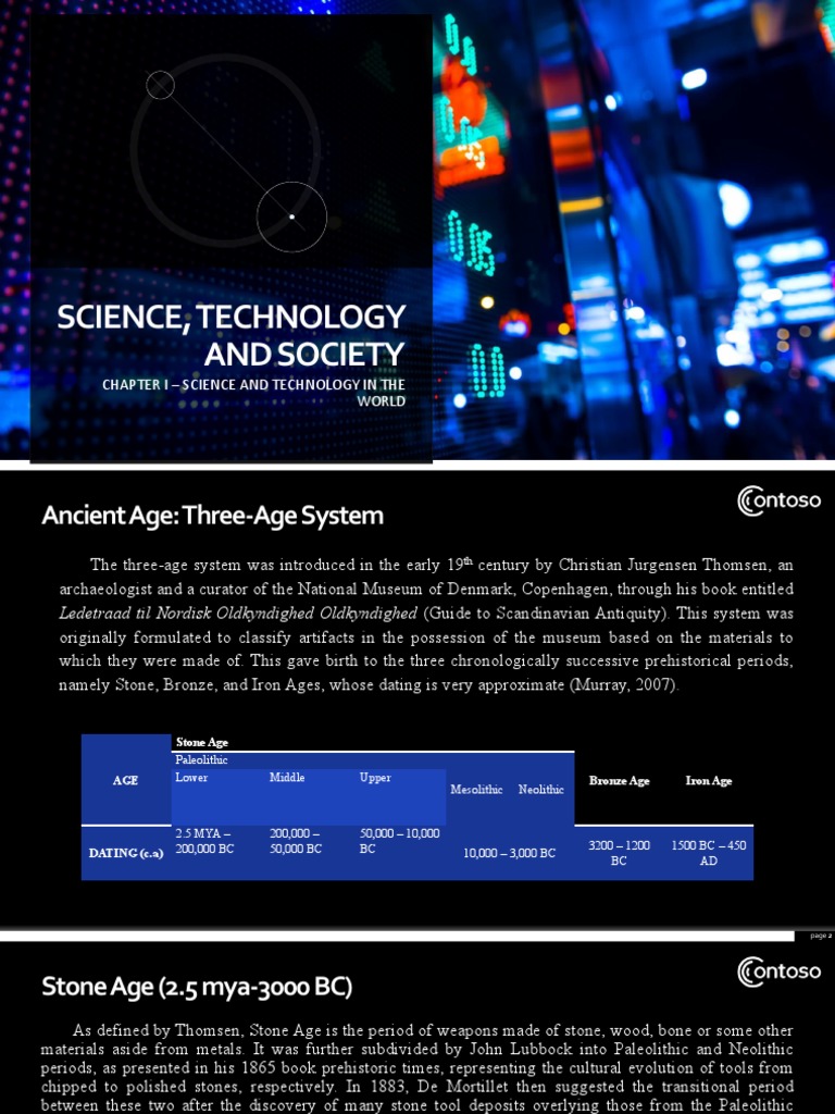 CHAPTER 1 Science Technology in The World | PDF | Paleolithic | Newton ...