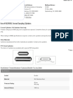 Item # 8LD1000, Formed Sampling Cylinders: Click Here