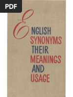Download English Synonyms Their Meanings and Usage by Robotrix SN53188273 doc pdf