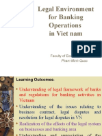 Quoc - Slides For Legal Environment For Banking in Vietnam