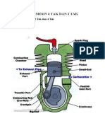 Perbedaan Mesin 4 Tak Dan 2 Tak