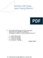 Q&A Book HM Mass Spectrometer Testing Method May09