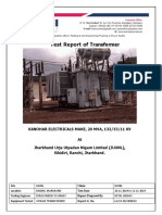 20 MVA TF Test Report