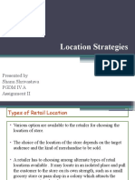 Types of Retail Location
