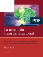 La Memoria Transgeneracional