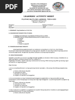 Summative Test in Filipino 11 | PDF