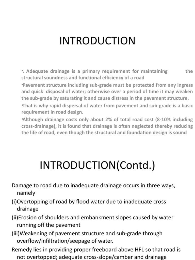Road Drainage Design Guidelines | PDF | Surface Runoff | Drainage Basin