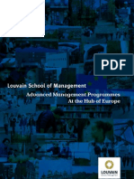 Louvain School of Management Brochure Master 120 EN