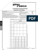 PPEC Pressure Powered Pump Selection and Sizing: Capacity LB/H