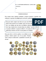 6o Ano - Semana 24 - Números Decimais (Multiplicação) - ADAPTADA