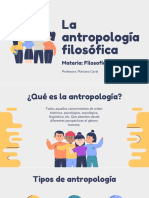 La Antropología Filosófica