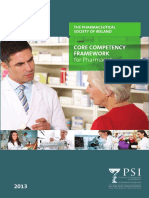 PSI Core Competency Framework For Pharmacists