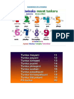 Numeros en Aymara