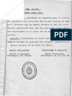 Ley de Presupuesto Gral. de La Rep. Arg. Del Ejercicio de 1915