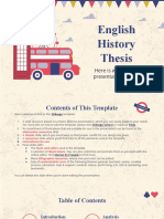 English History Thesis by Slidesgo