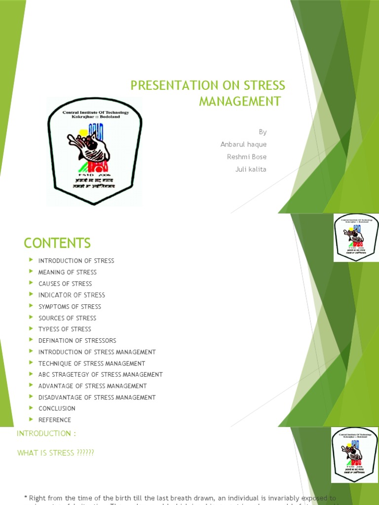 Stress Management Techniques Explained | PDF | Stress (Biology ...