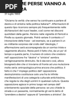 LE ANIME PERSE VANNO A SINISTRA - la Repubblica.it