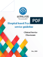 Hospital Based Psycho-Social Service Guideline