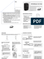 Saida P06160 Manual Fotocelula F32 Plus Rev1