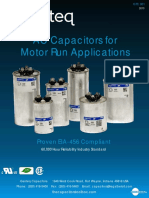 AC Capacitors For Motor Run Applications: Proven EIA-456 Compliant